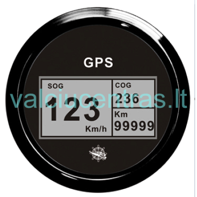 Skaitmeninis spidometras su kompasu ir GPS Nr.2